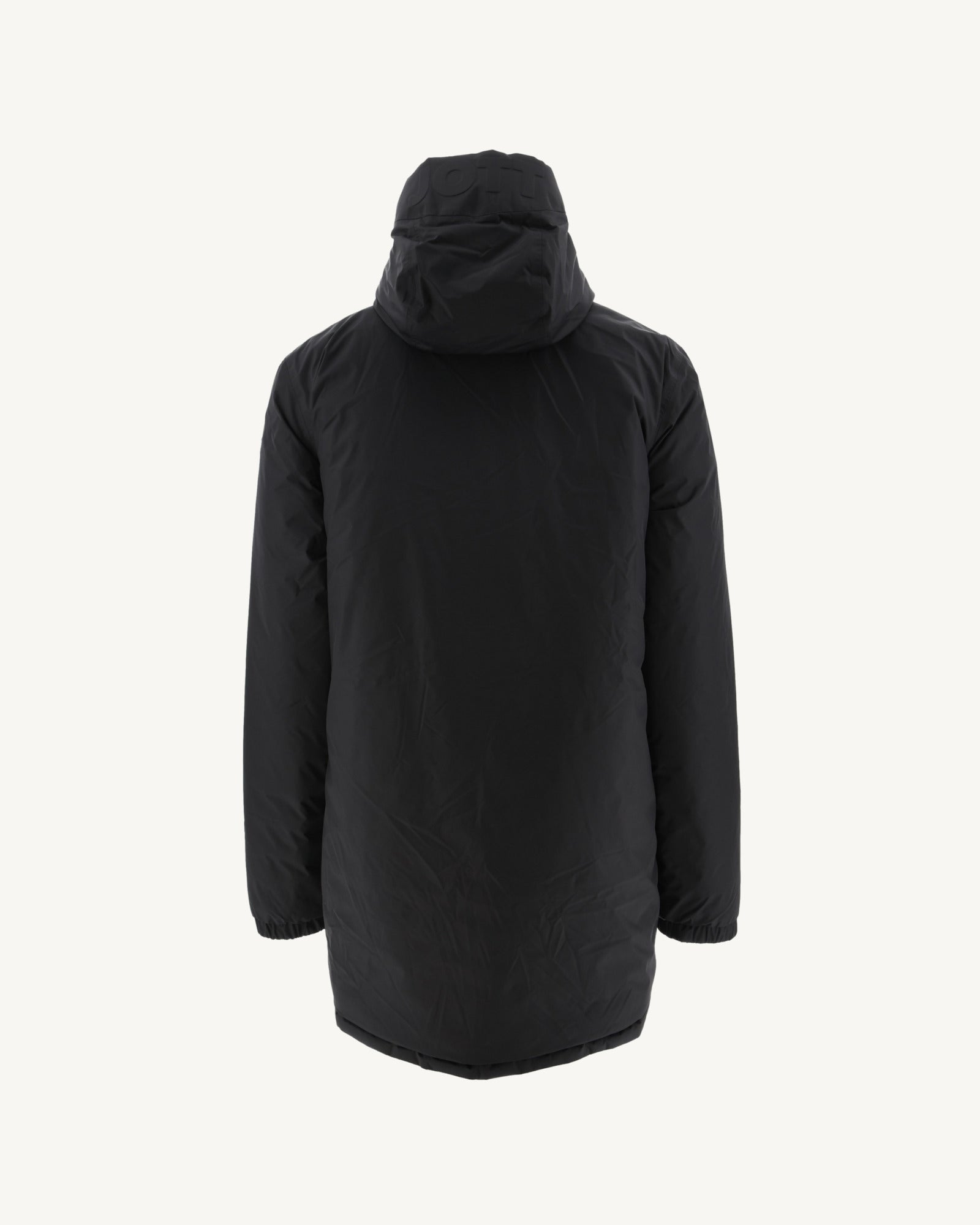 Doudoune longue réversible à capuche Noir Amsterdam