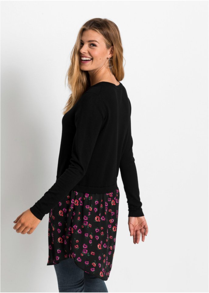 Pullover mit Rockansatz