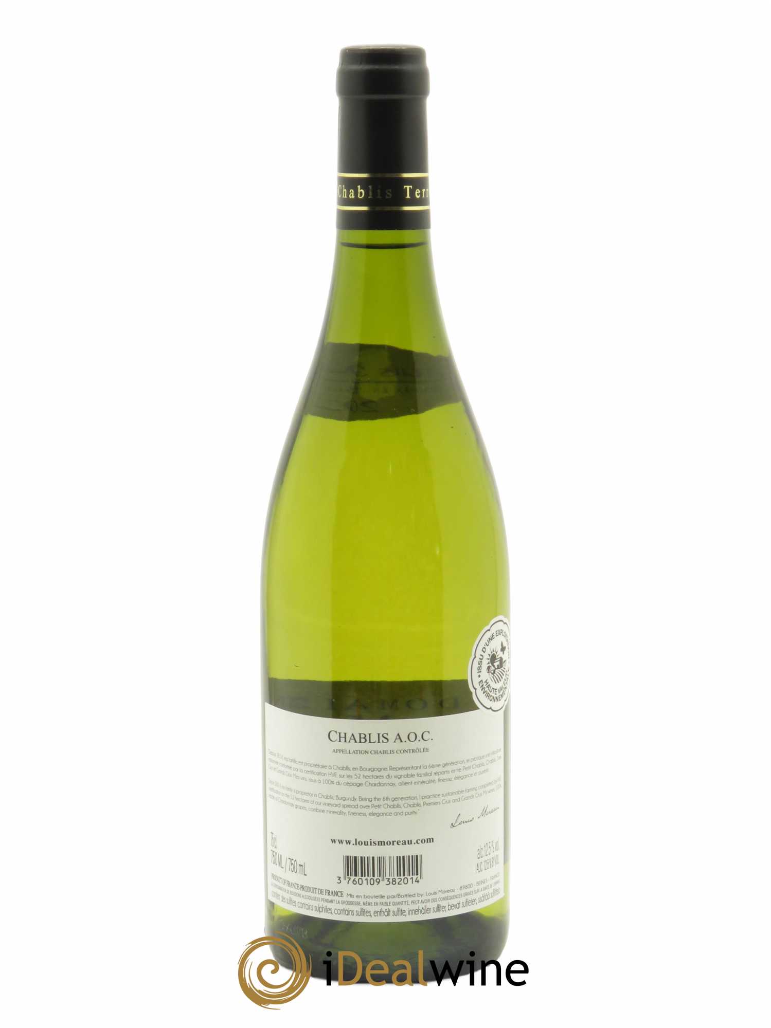 Chablis Louis Moreau  2021 - Lot de 1 Bouteille