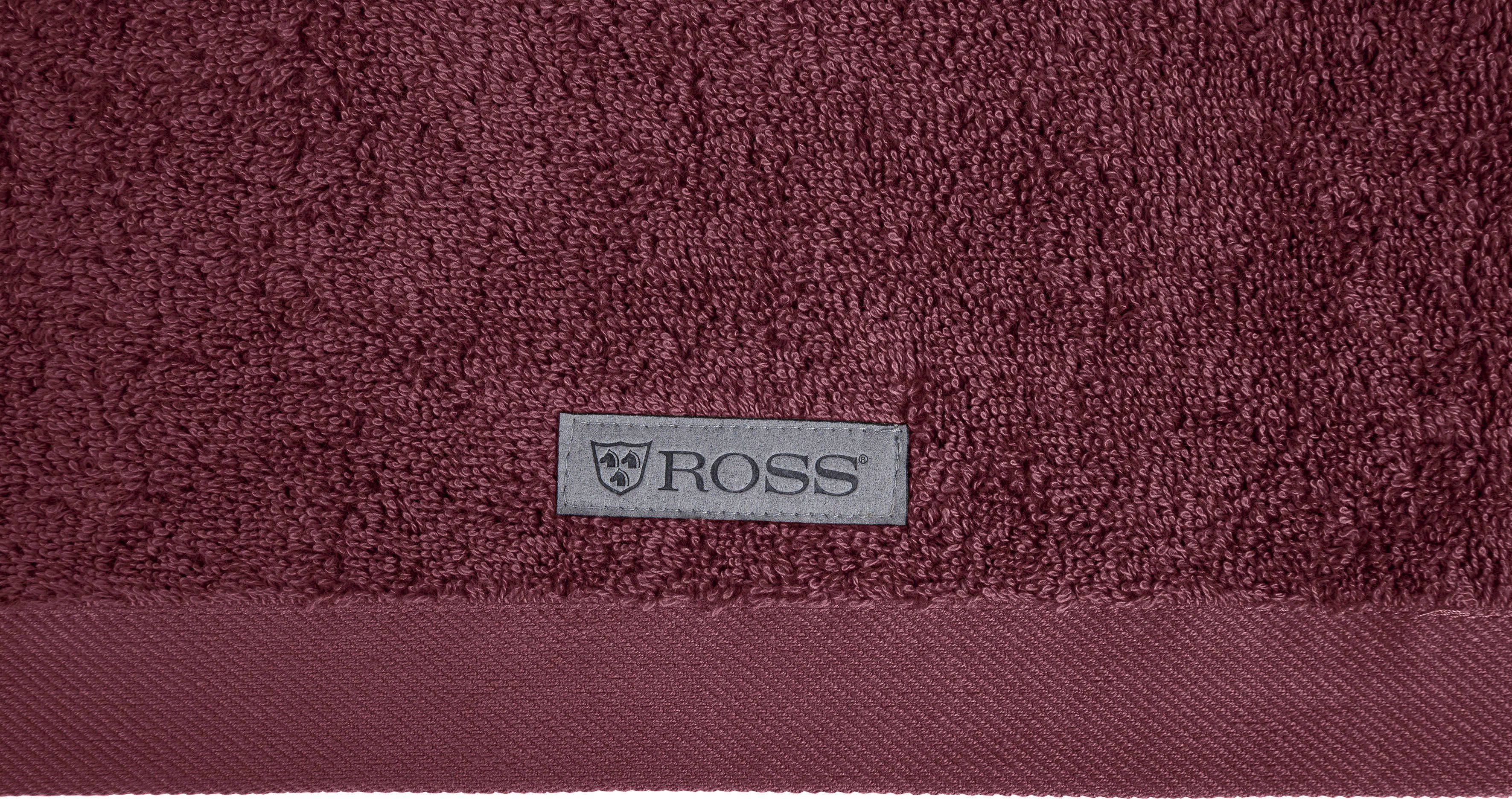 ROSS Gästehandtücher Sinfonie, Frottier (6-St), in modernen Unifarben