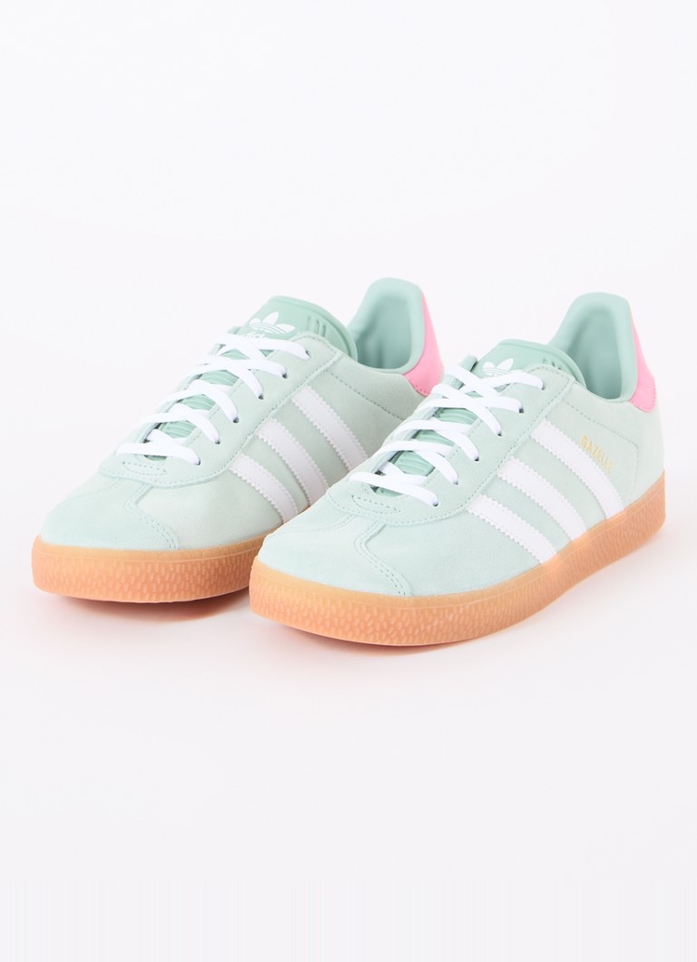Adidas Gazelle-sko laget av semsket skinn