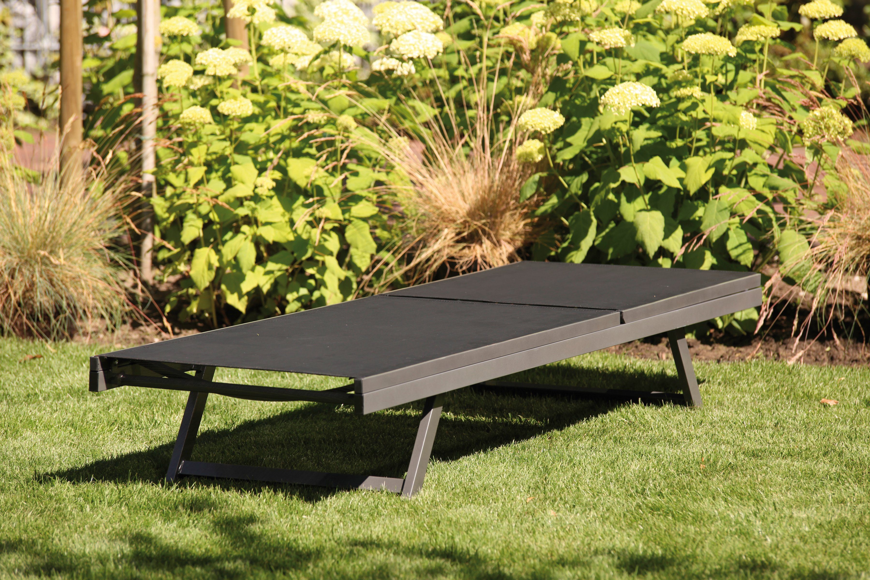 Siena Garden Gartenliege Tropic, Aluminiumgestell, verstellbar