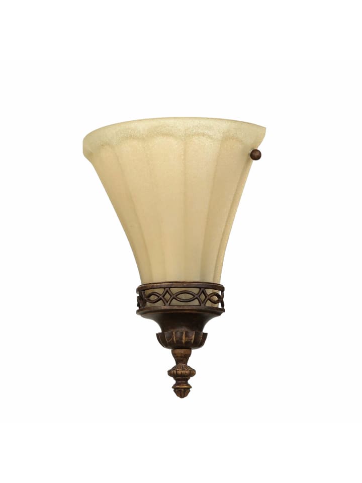 Licht-Erlebnisse Wandlampe in Walnuss Creme günstig kaufen onesize
