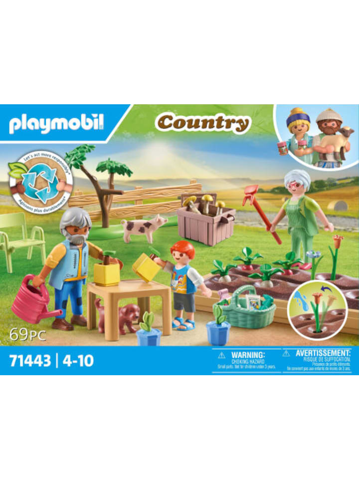 Playmobil Spielfigur Set Country Idyllischer Gemüsegarten bei den Großeltern, 4-10 Jahre günstig kaufen onesize