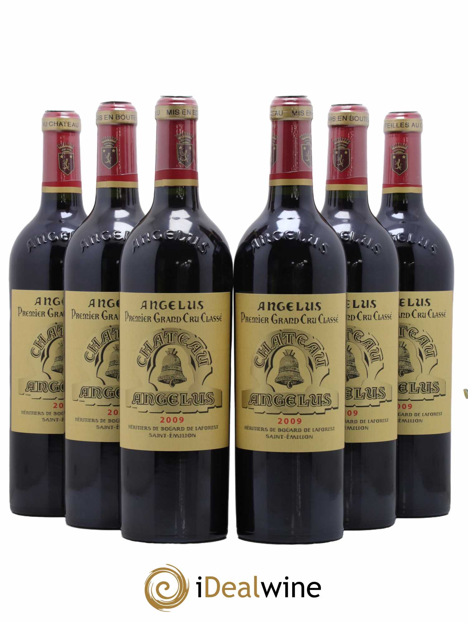 Château Angélus 1er Grand Cru Classé A  2009 - Lot de 6 Bouteilles