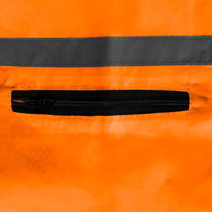 Zeus Herren reflektierende Laufjacke orange