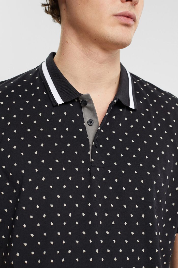 Poloshirt mit Allover-Muster