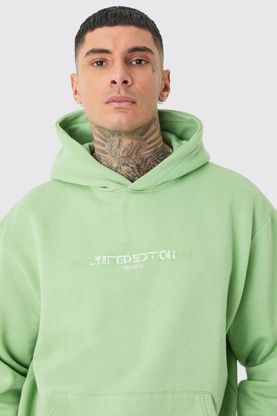 Tall kastiger Oversize Limited Hoodie