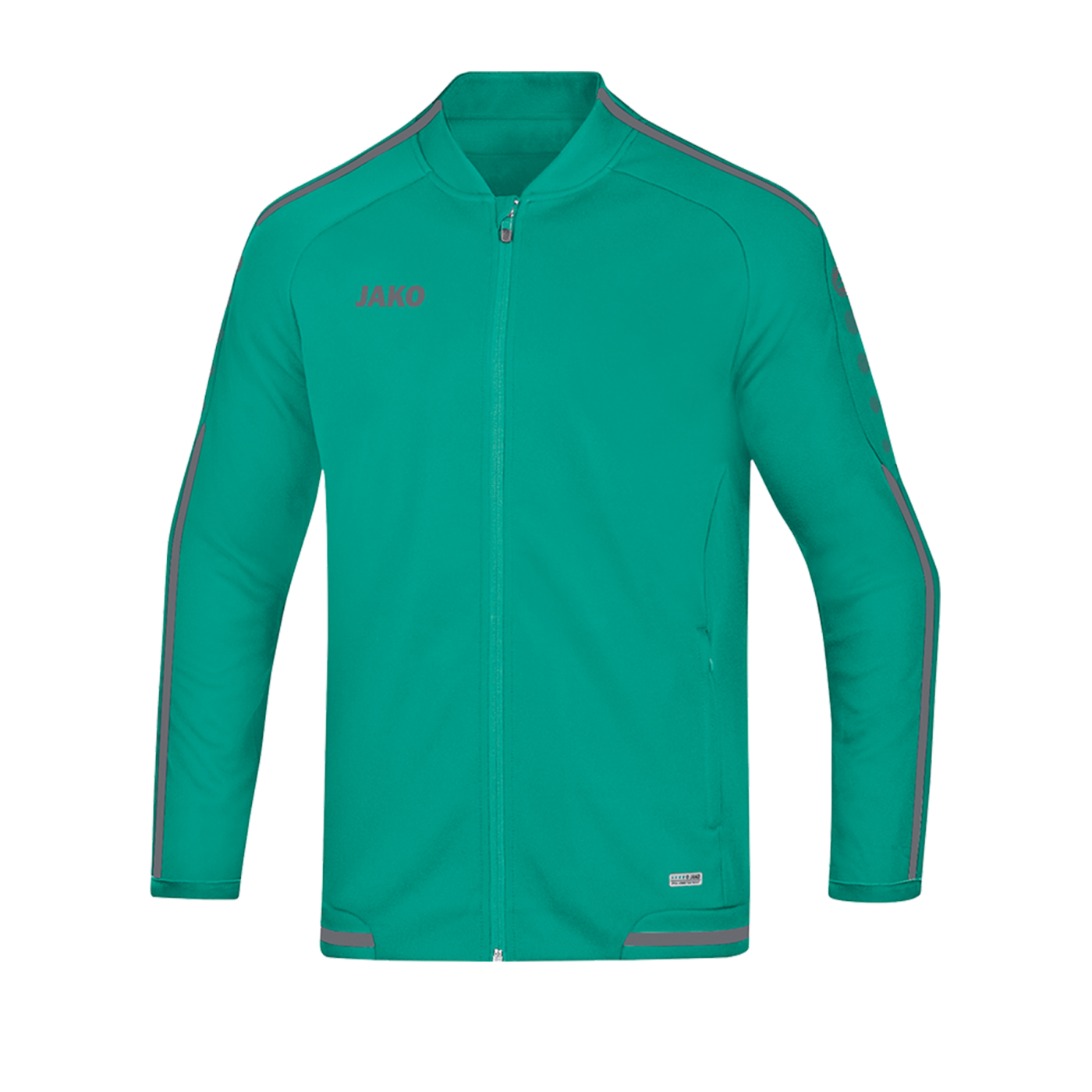 Jako Striker 2.0 Freizeitjacke Türkis Grau F24