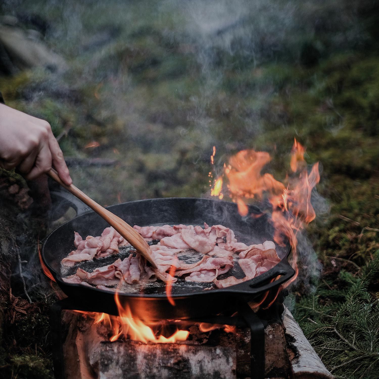 Feuerpfanne mit Stiel