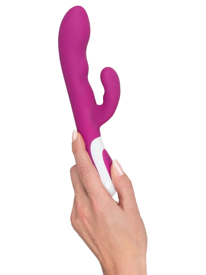 Javida Vibrator mit Wärmefunktion Heating Vibe in lila günstig kaufen 22 cm