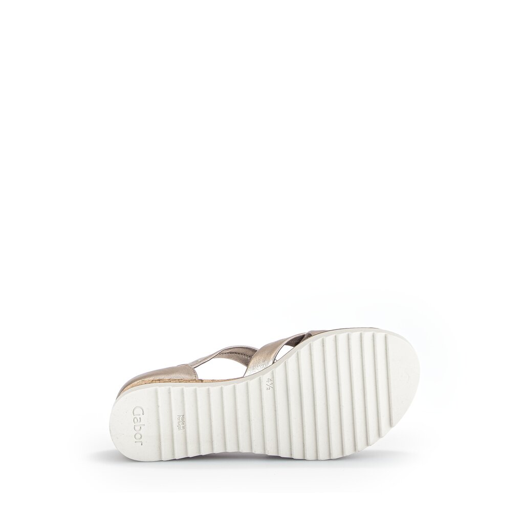 Gabor comfort Keilsandalette gold