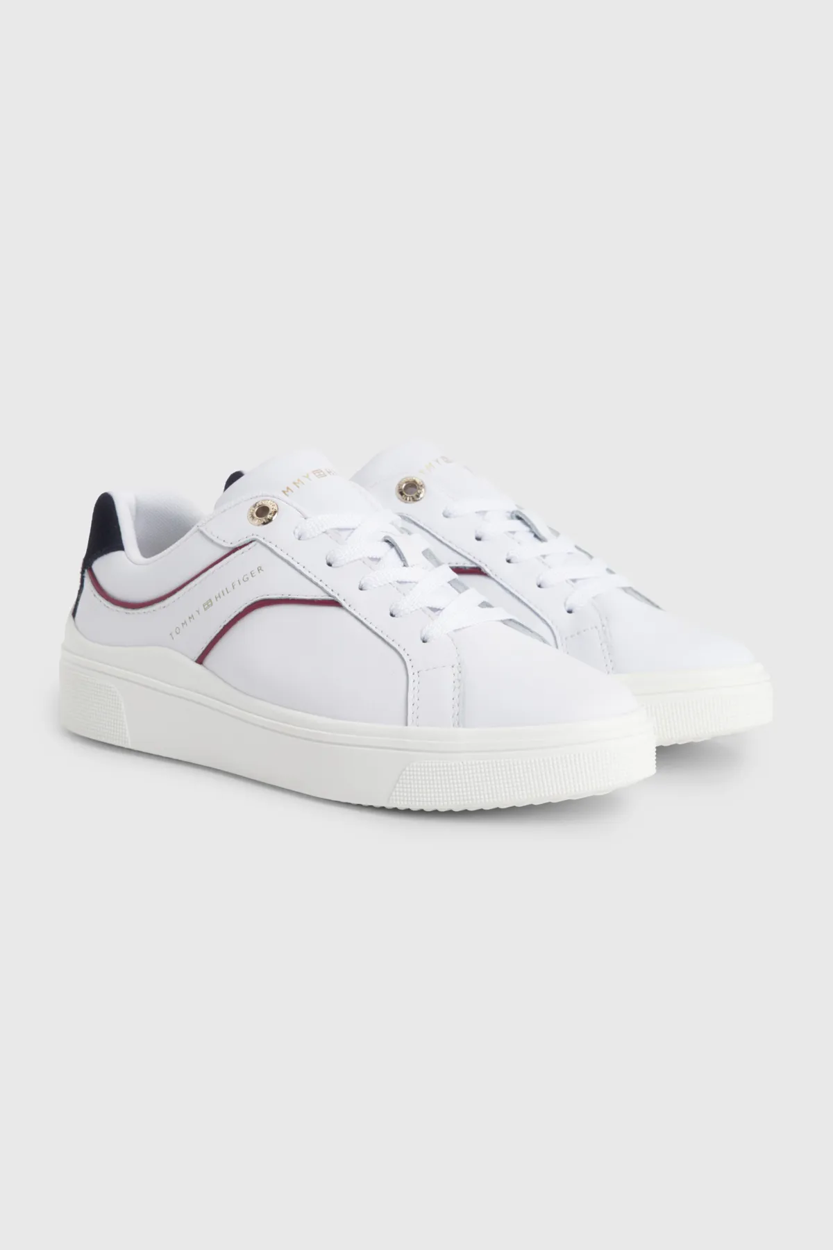 Tommy Hilfiger  Sneaker Damen / Mädchen Weiß/Rwb