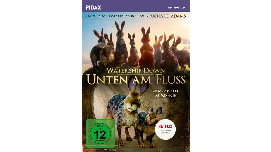 Unten am Fluss / Die komplette preisgekrönte Miniserie nach dem Romanklassiker von Richard Adams (Pidax Animation)