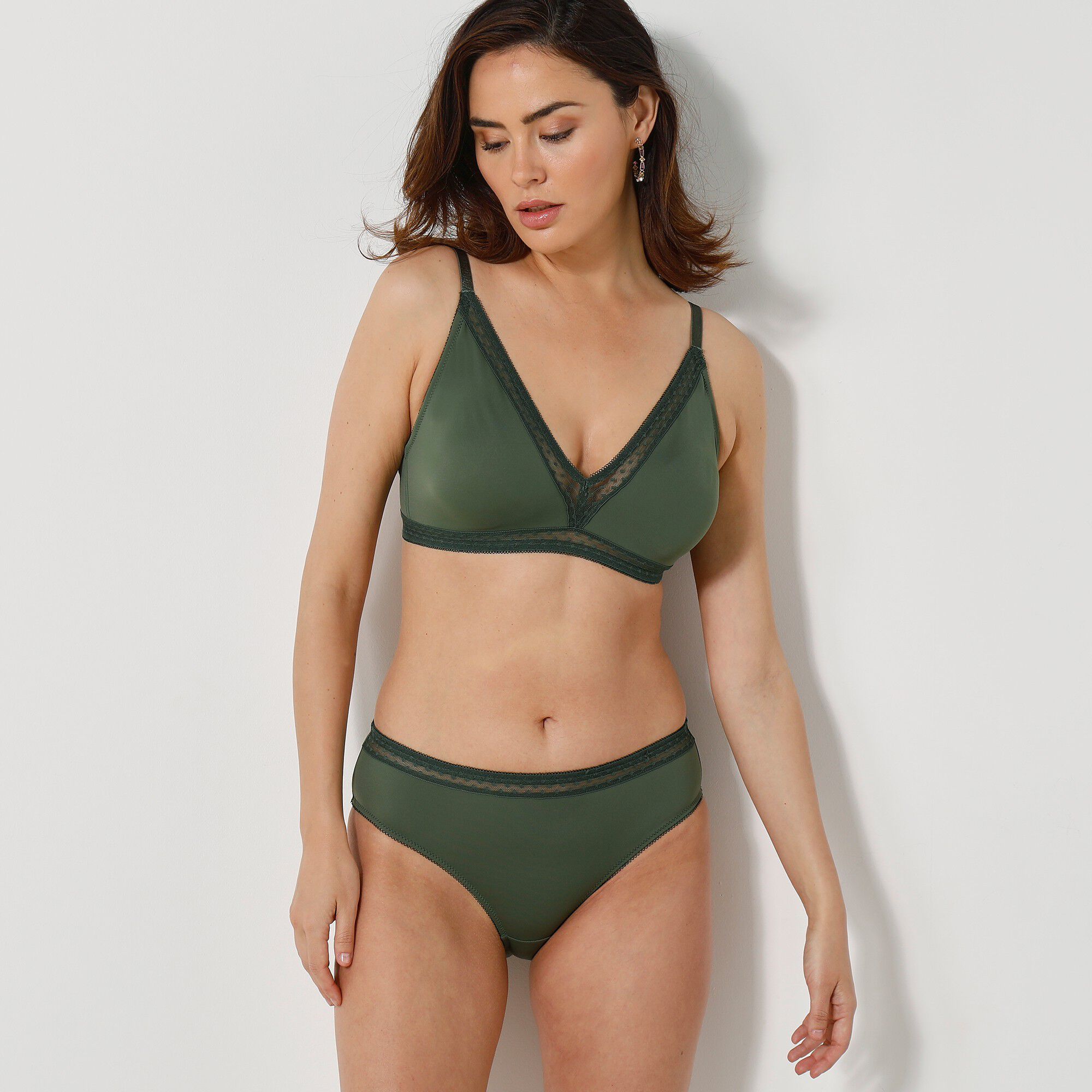 Soutien-gorge forme triangle bonnets moulés Paia- sans armatures