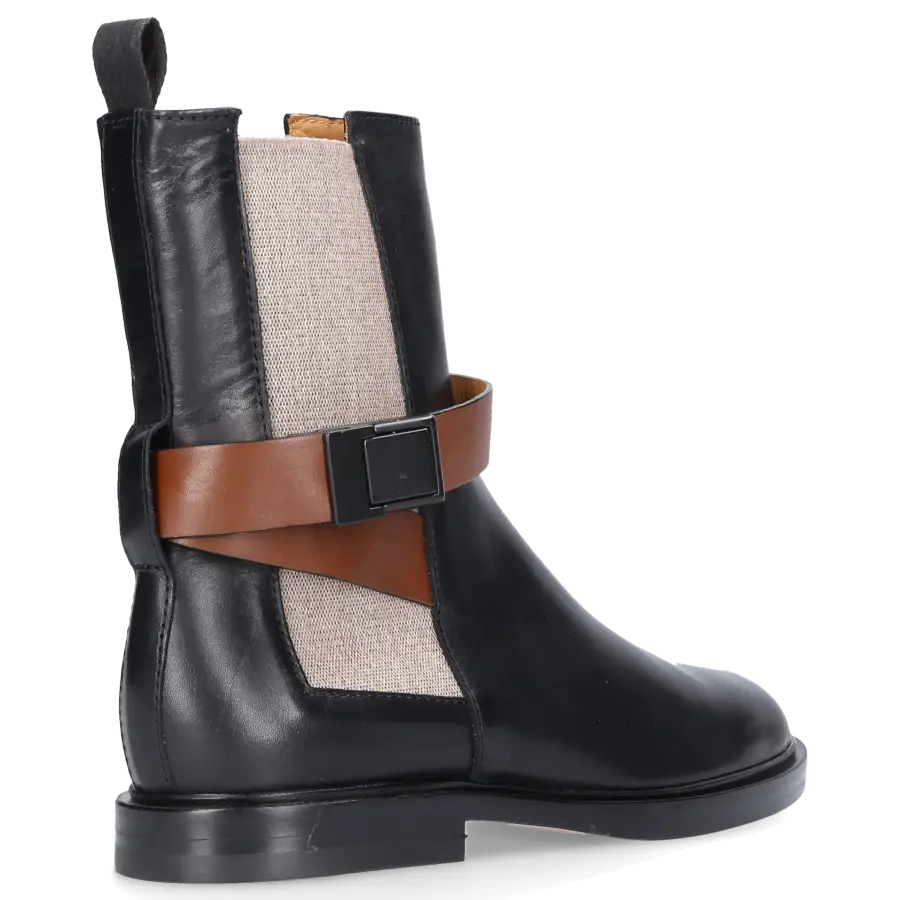 Roberto Festa - Stiefeletten KARI Kalbsleder - schwarz
