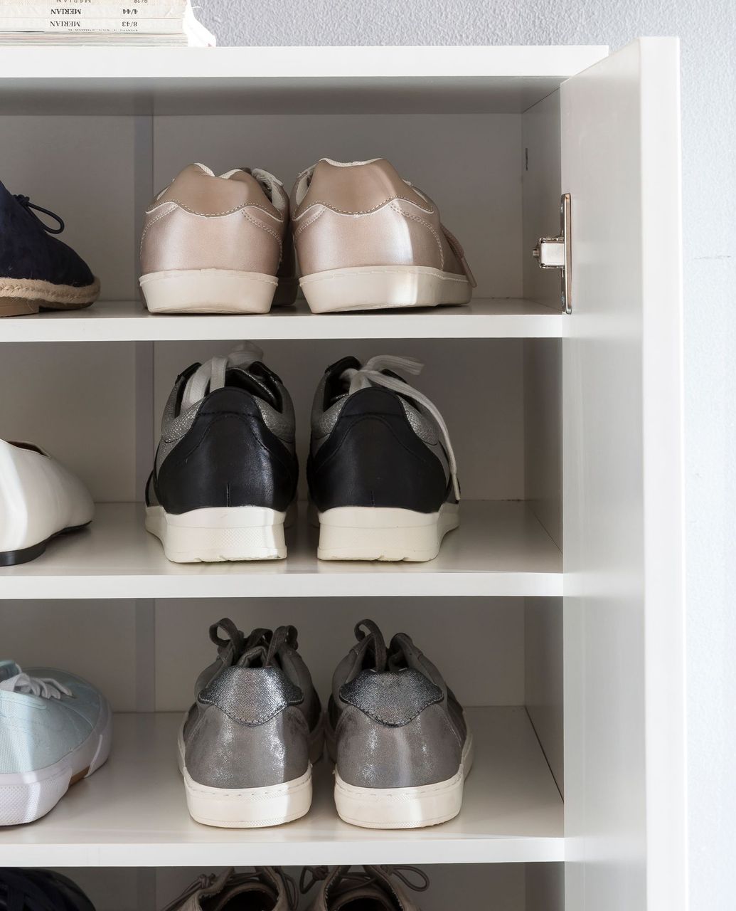 Wohnling Schuhschrank MARTIN 2 Türen Weiß
