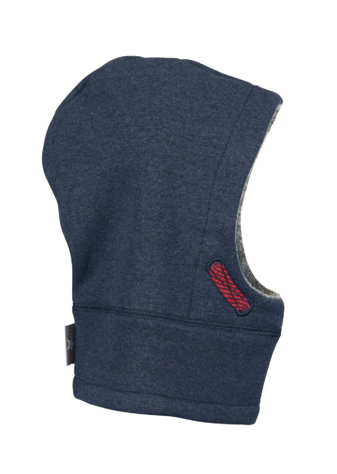 Schalmütze in Marine aus Jersey Melange