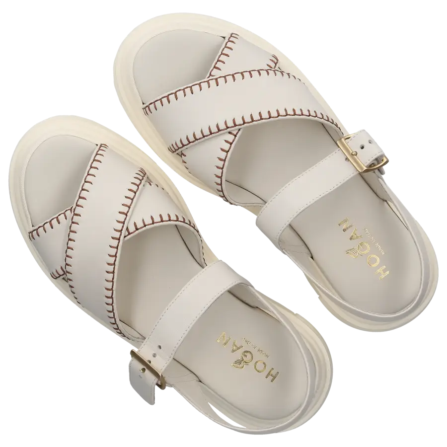 Hogan - Sandalen H644 Kalbsleder - grau