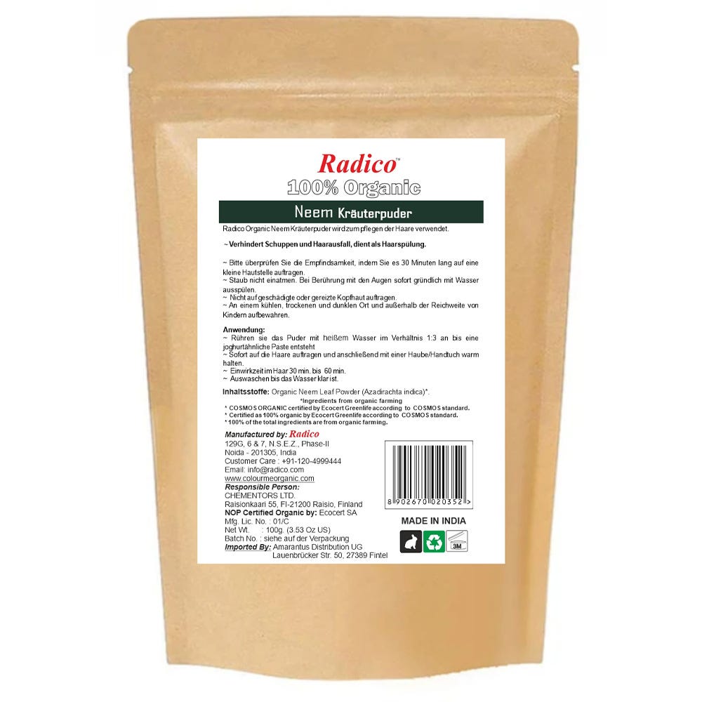 Radico Kräuterpflegepackung Neem 100 g
