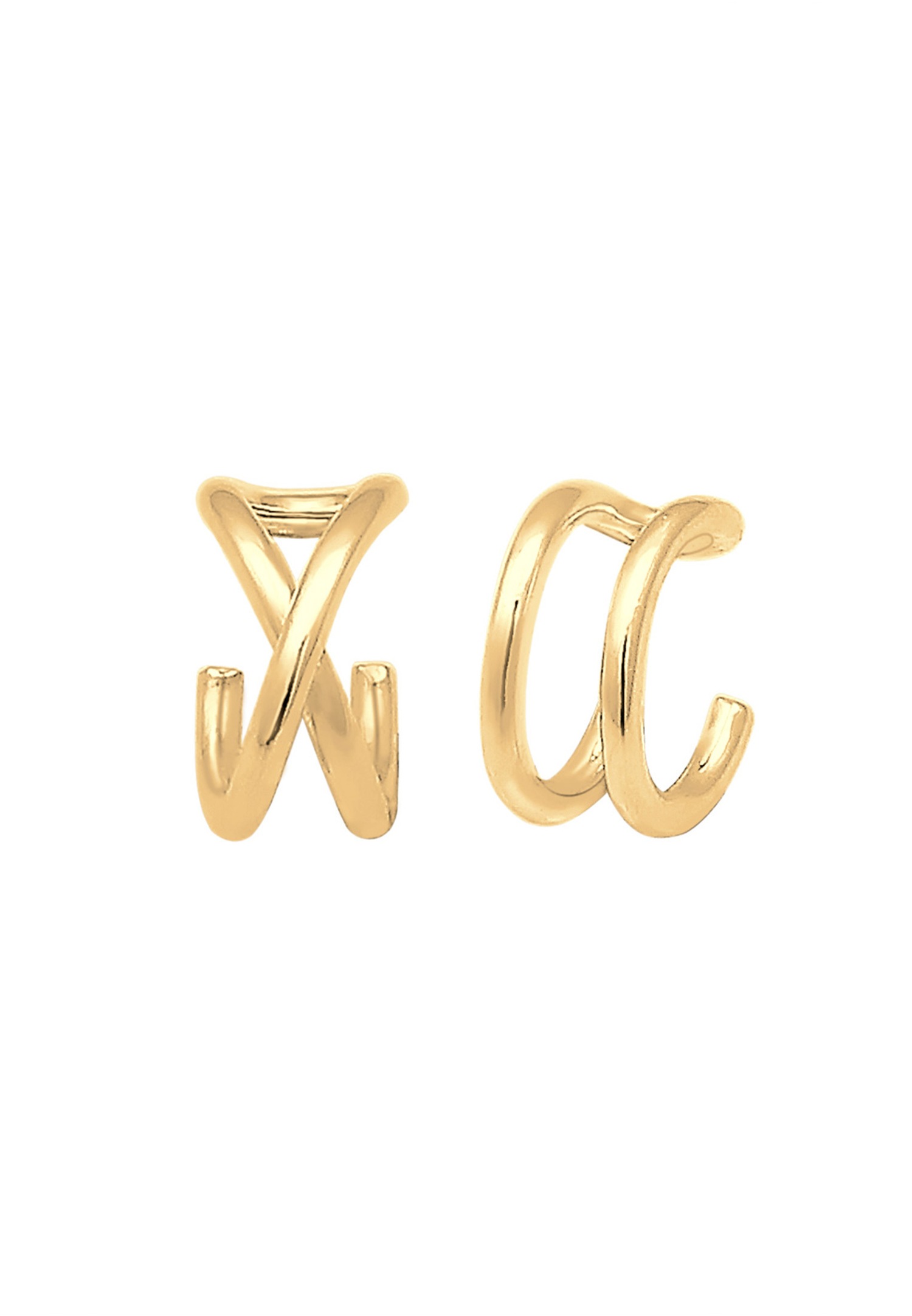 Elli Ohrringe Basic Trend Set Earcuff Klemme Minimal 925 Silber