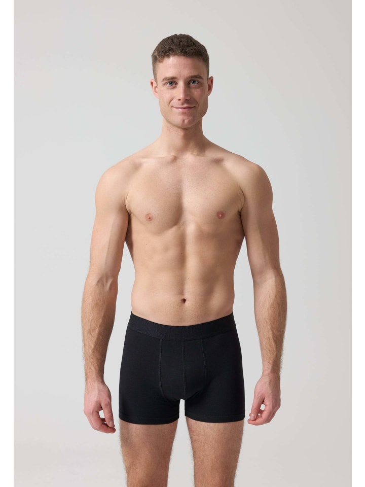 SNOCKS Boxershorts ohne Logo aus Bio-Baumwolle 6 Stück in Mix (Schwarz/Grau/Hellgrau) günstig kaufen 4XL