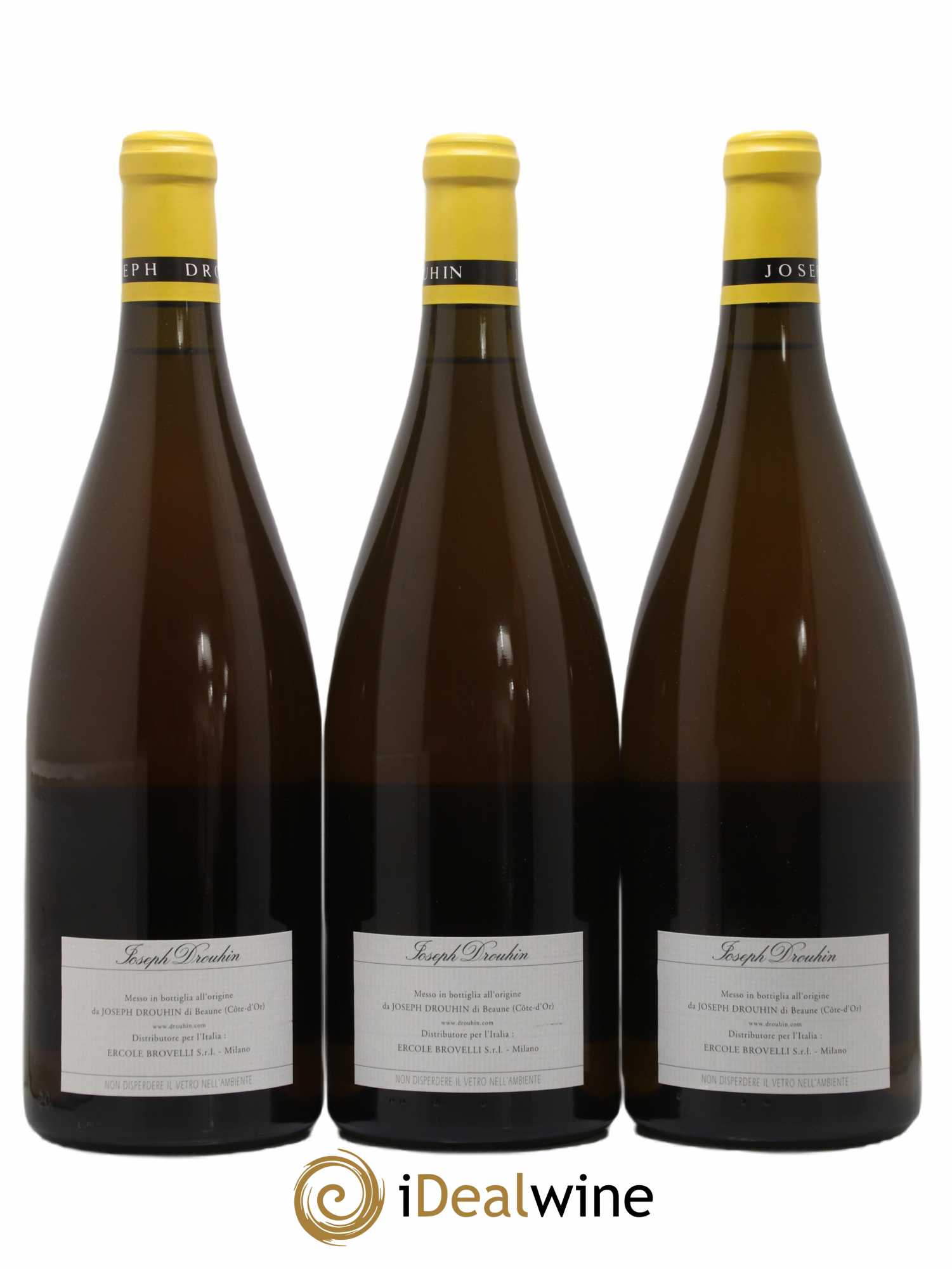 Meursault 1er Cru Hospices de Beaune Genevrières Cuvée Baudot - Joseph Drouhin 2008 - Lot de 3 Magnums