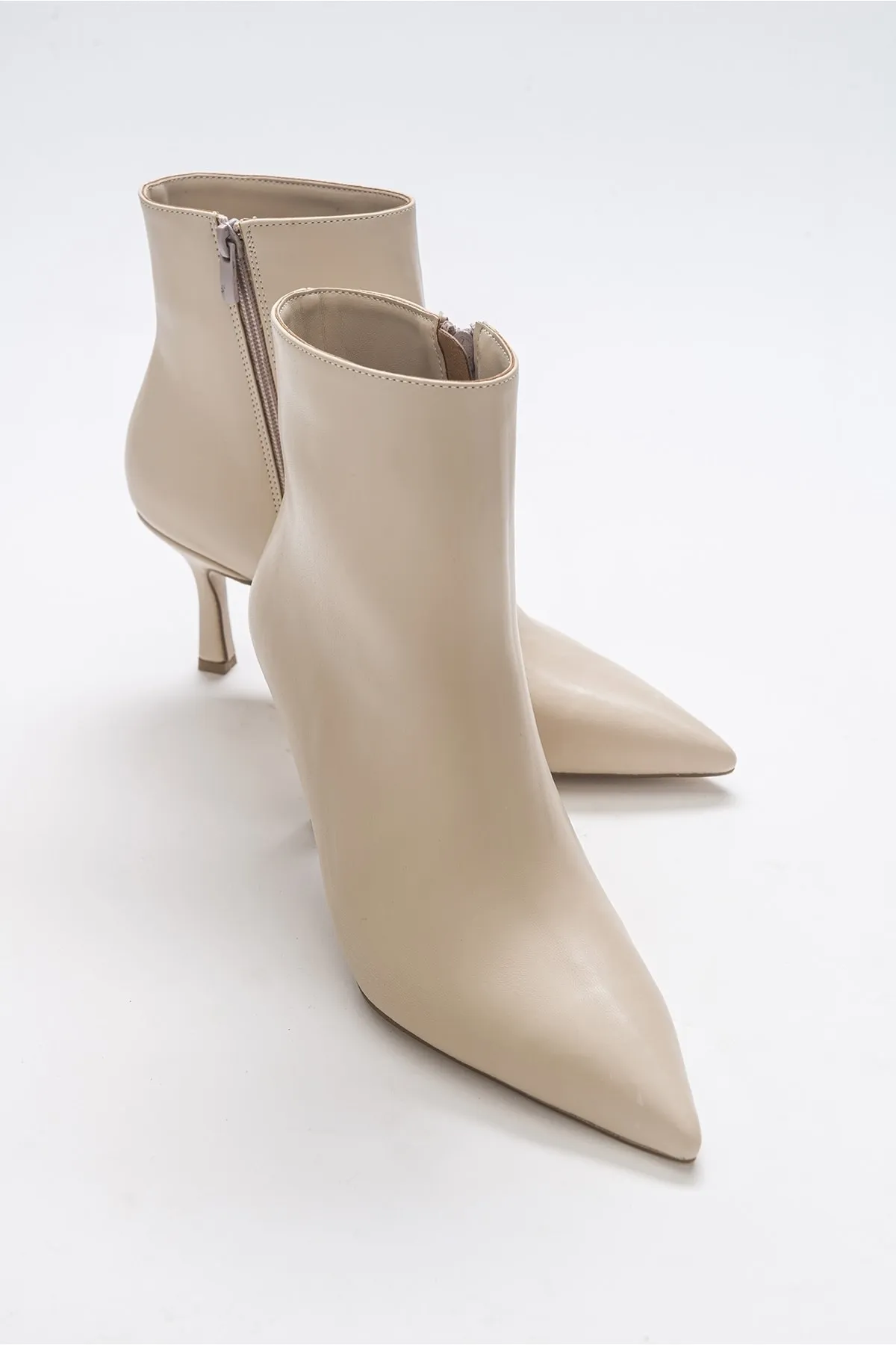LuviShoes  Raison Beige Damenstiefel