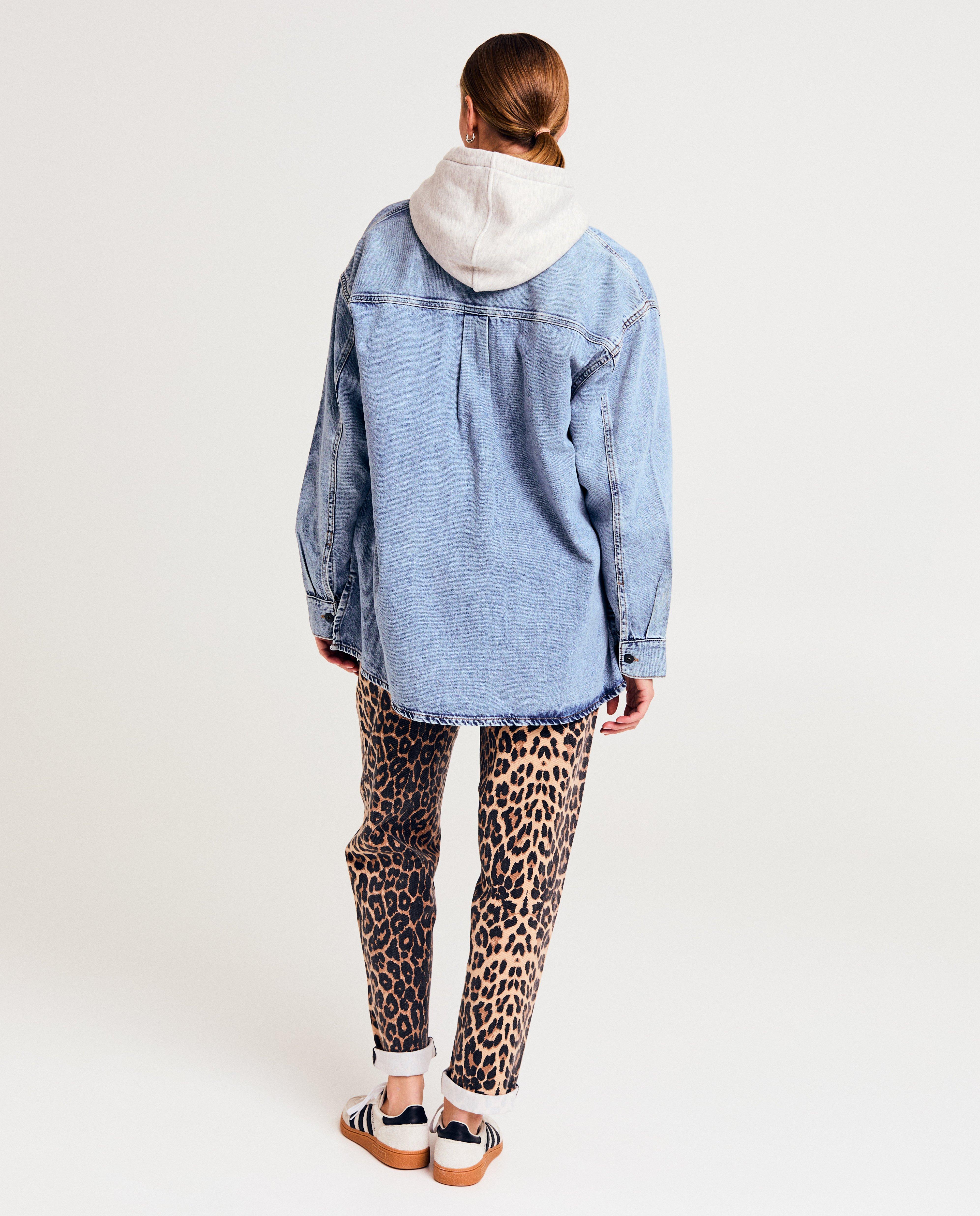 Cămașă din denim Sora Blue albastru deschis