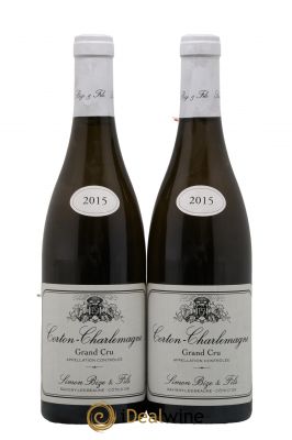 Corton-Charlemagne Grand Cru Simon Bize & Fils  2015 - Lot de 2 Bouteilles