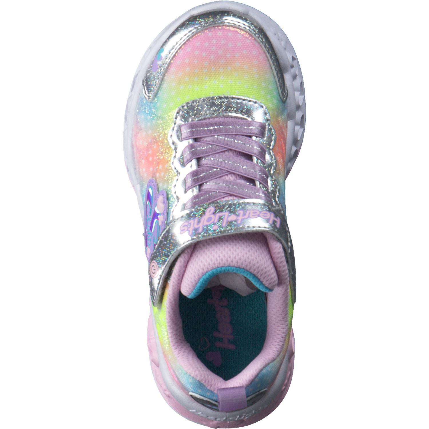 Skechers 302315L, Sneakers Low, Kinder, silver Mesh/multi