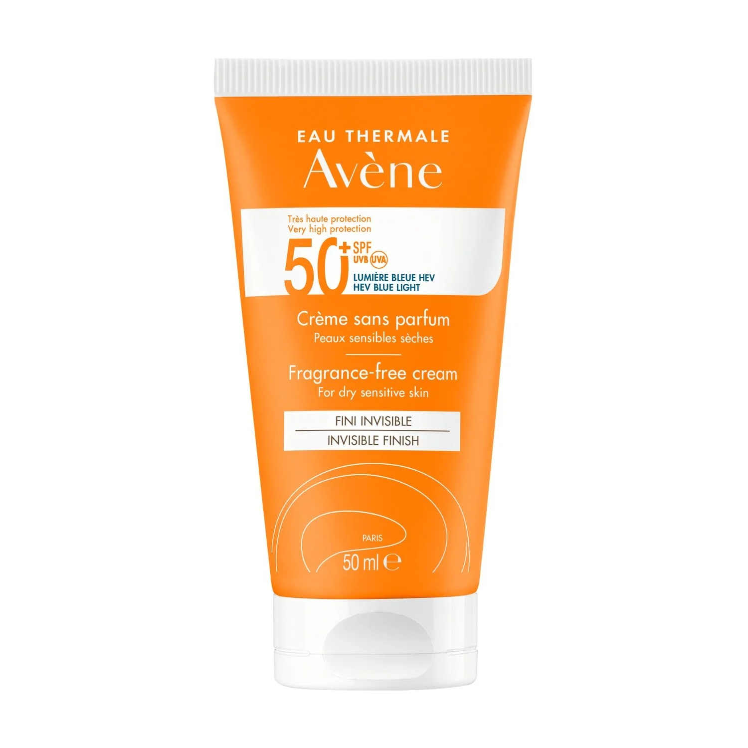 Krema za sunčanje bez mirisa SPF50+ - Visoka zaštita od sunca za lice.