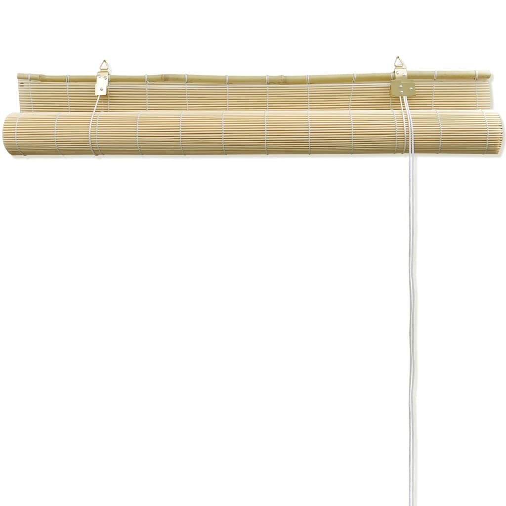 Rollo Bambusrollo 80x220 cm Natur, vidaXL