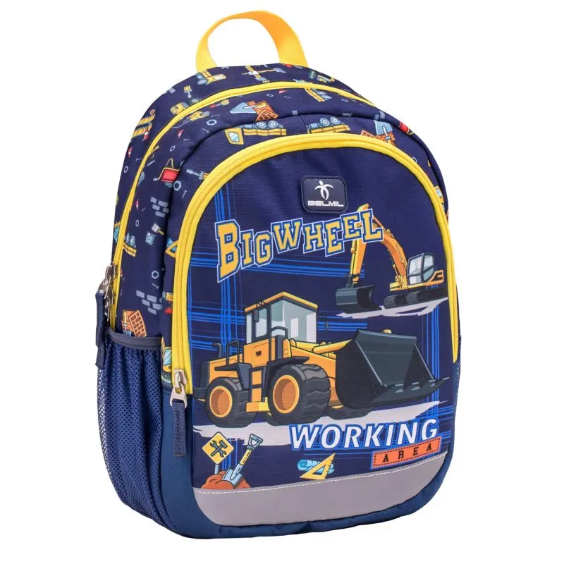 Belmil Kiddy Plus Kindergartenrucksack - Big Wheel
