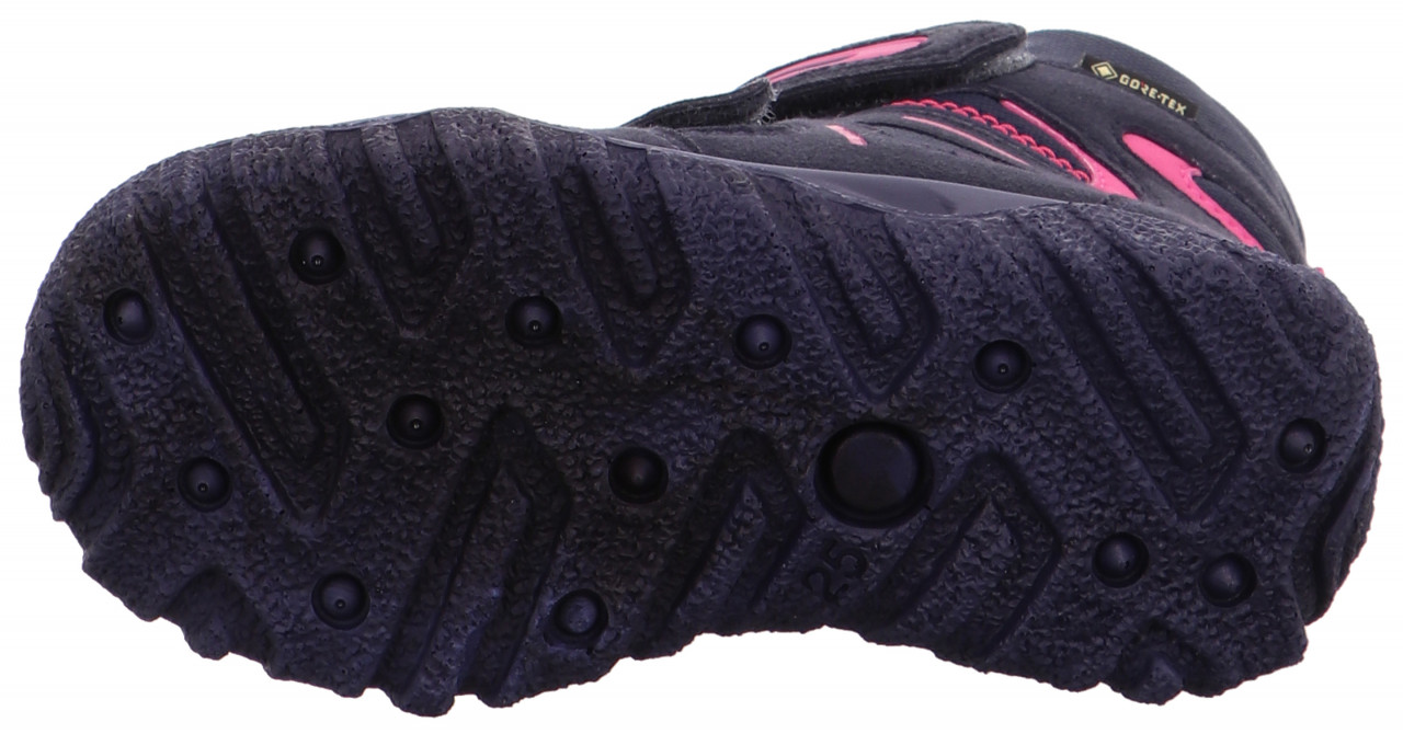 HUSKY - Blau/Rosa Boots mit Klettverschluss