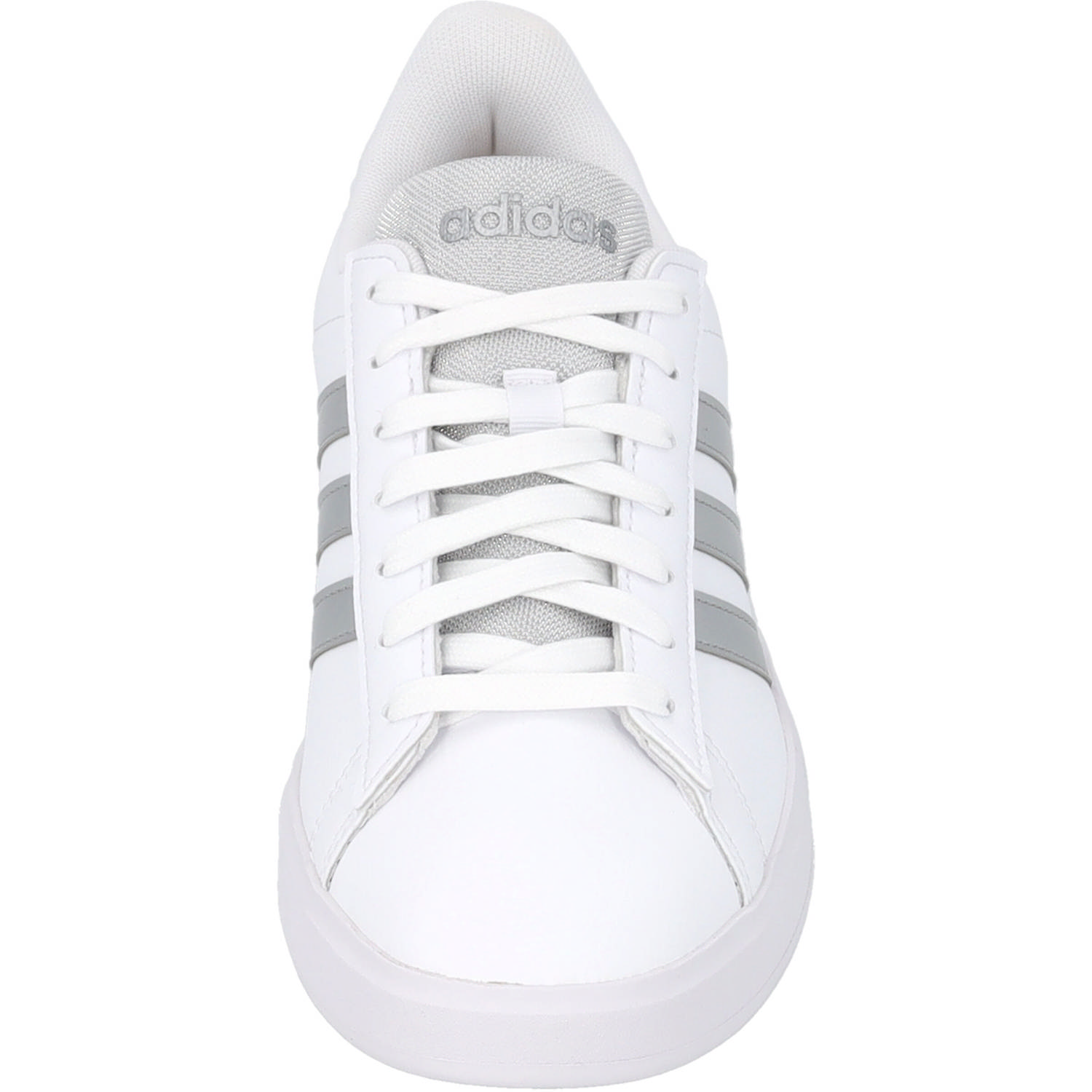 Adidas Grand Court 2.0 W, Sneakers Low, Damen, white/silver met