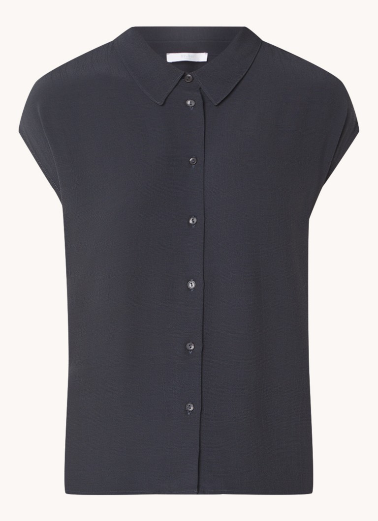 Kiek Bluse aus strukturiertem Crêpe von by-bar