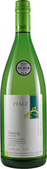 2021 Hambacher Schloßberg Riesling halbtrocken 1,0 L - Weinkellerei Paul Nickel & Söhne