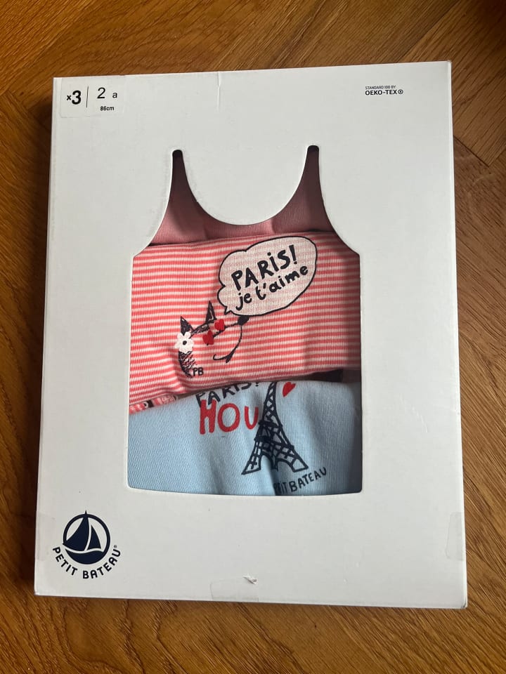 PETIT BATEAU 3er-Set: Unterhemden in Rosa/ Koralle/ Hellblau günstig kaufen 86