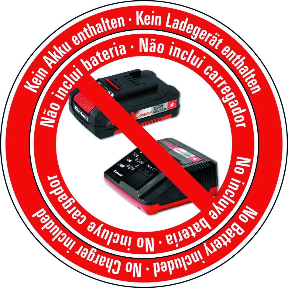 Einhell 4501761 GE-LC 18 Li-Solo batteridrevet motorsag 230 mm 18 volt ekskl. batterier og lader