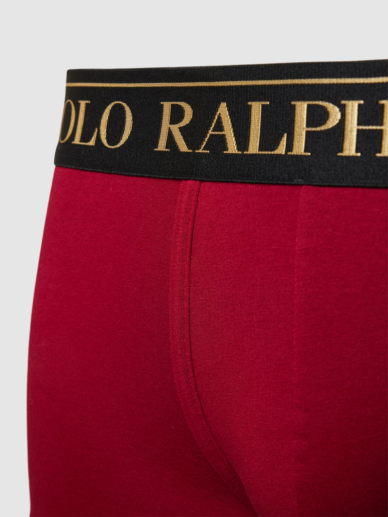 Trunks mit Label-Stitching in rot