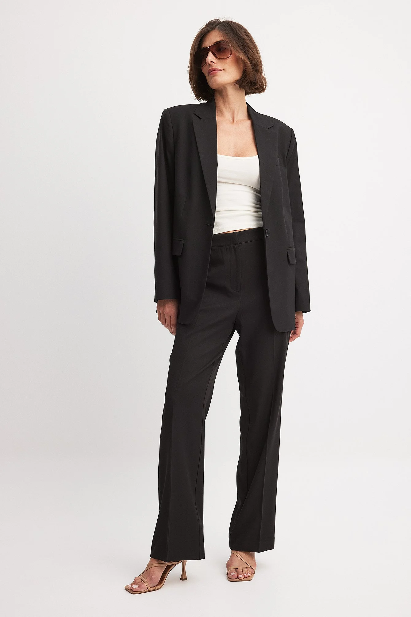 Schlaghose mit hoher Taille