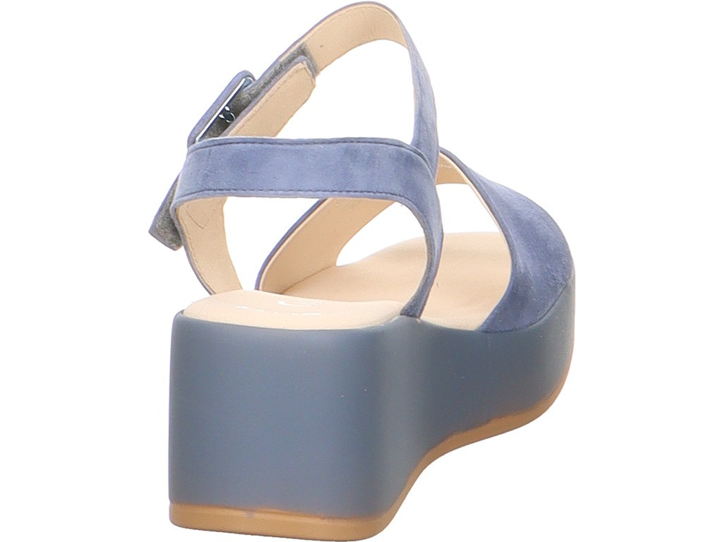 GABOR Komfort Sandalen blau Gabor Fashion Plateau Sandale 24.531.18