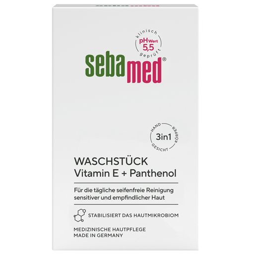 SEBAMED Seifenfreies Waschstück  100 g  Körperpflege