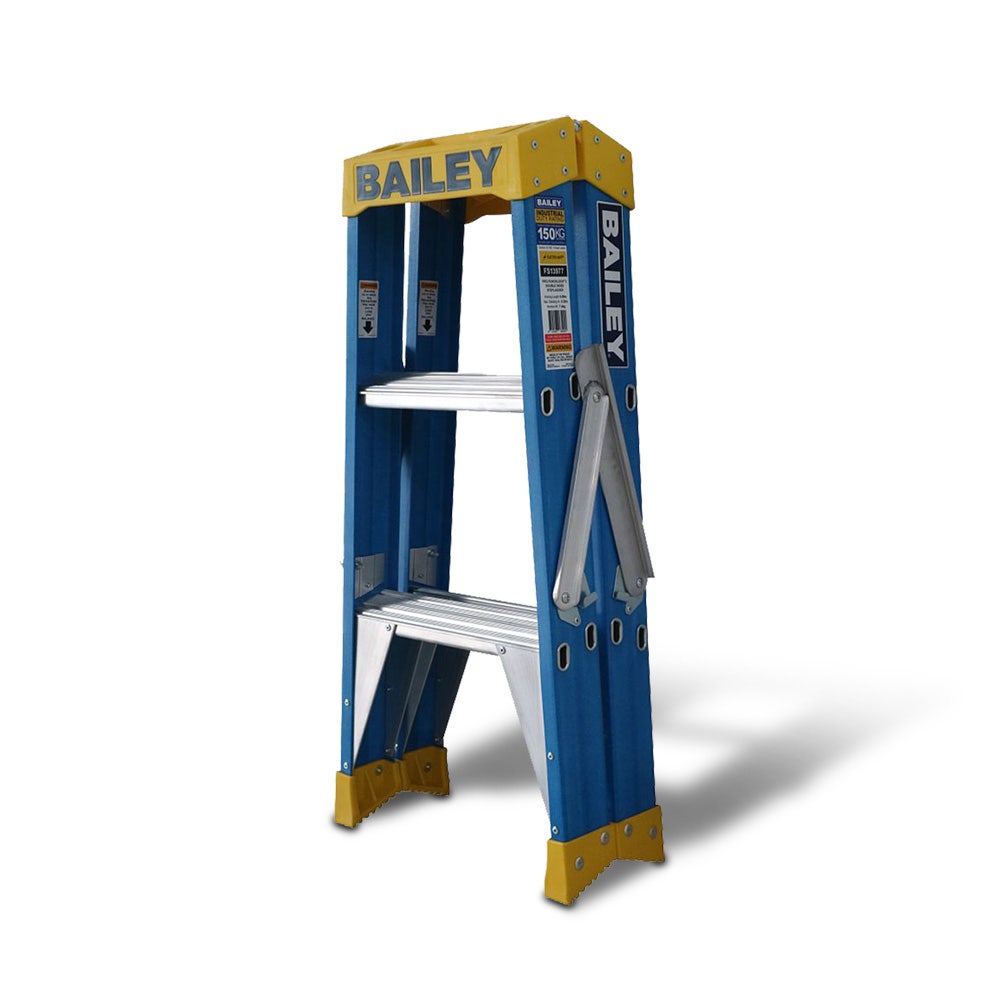 Escada de fibra de vidro de dupla face BAILEY Step 3 Pro, 0,9 m, 150 kg, FS13977