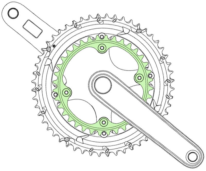 Campagnolo Super Record / Record 12-fach Kettenblatt 112mm kaufen | Bike-Discount