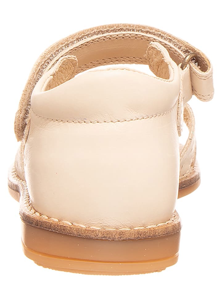 POM POM Leder-Sandalen in Creme günstig kaufen 29