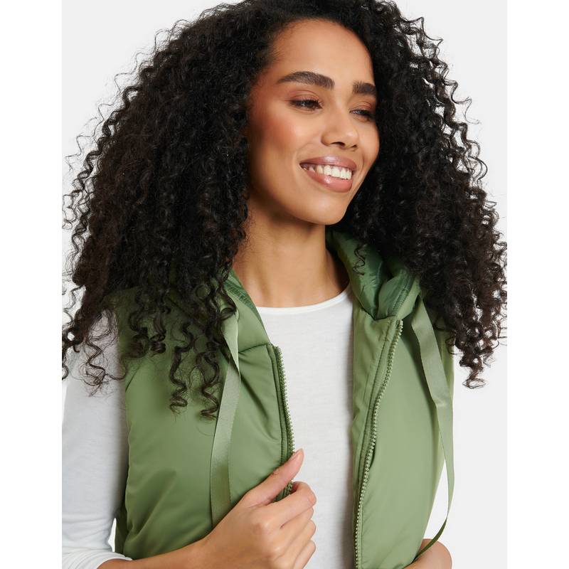 Threadbare Shelly Hooded Steppweste Damen