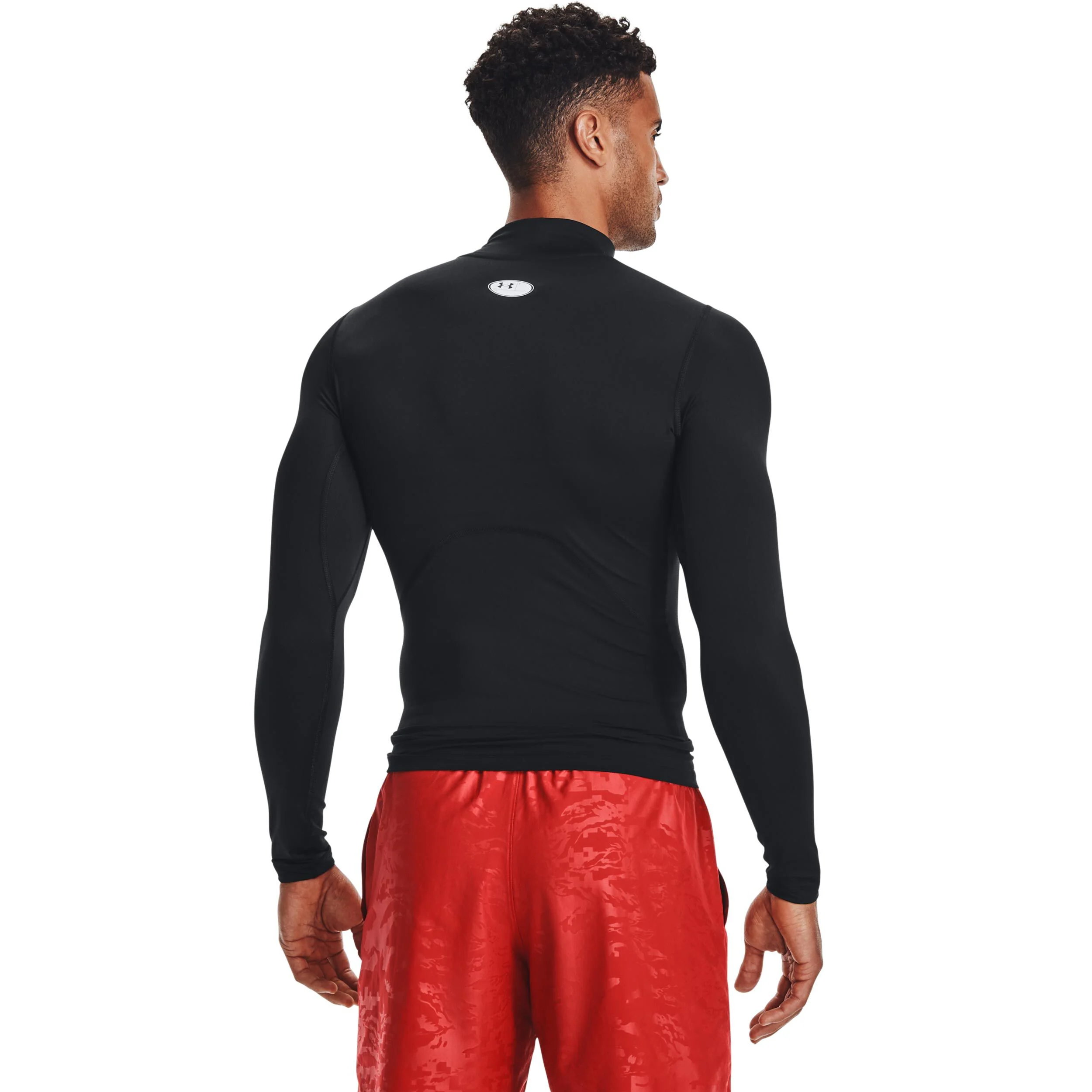 Heatgear Comp Mock Longsleeve Herren - Schwarz
