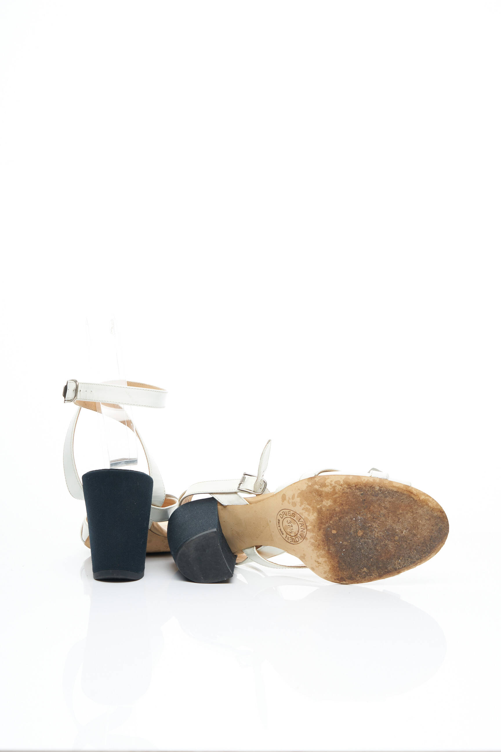 Dries Van Noten Sandales Nu Pieds Femme couleur blanc